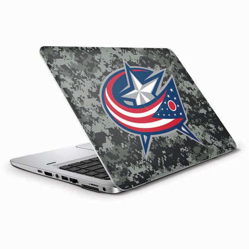NHL Columbus Blue Jackets Camo HP Elitebook Skin